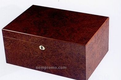 Standard Humidors W/ Key Lock And Second Level Tray (100 Cigar)
