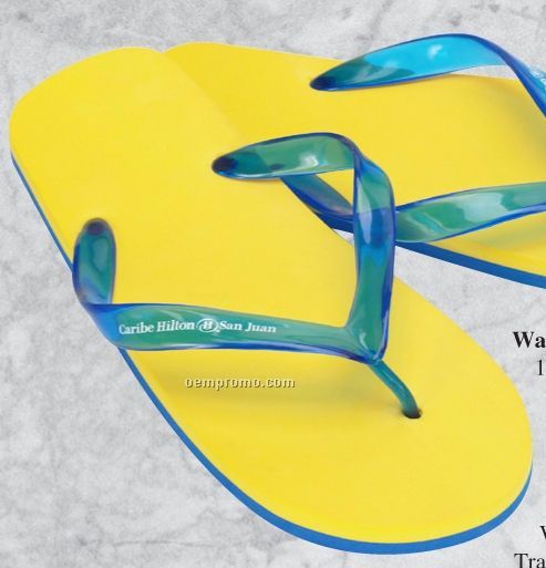 Wave Die Cut Flip Flop Sandals
