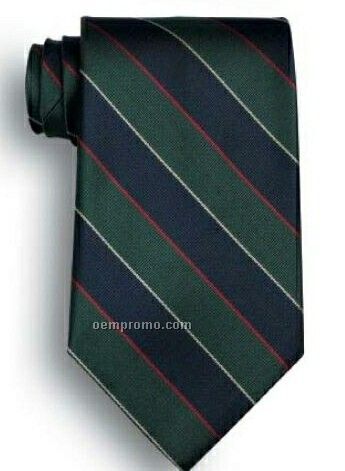 Wolfmark Argyle & Sutherland Signature Stripes Polyester Tie