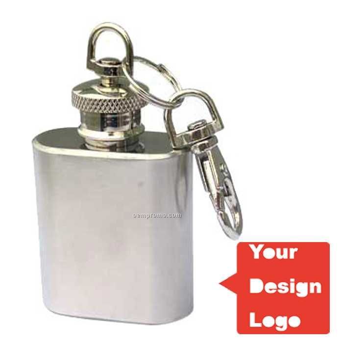 1 Oz Stainless Steel Hip Flask