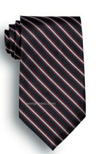 Wolfmark Bradfield Signature Stripes Polyester Tie