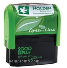 2000plus Trodat Green Line Recycled Self Inking Stamp (2 3/8