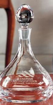 48 Oz. Lead Free Crystal Captain's Decanter