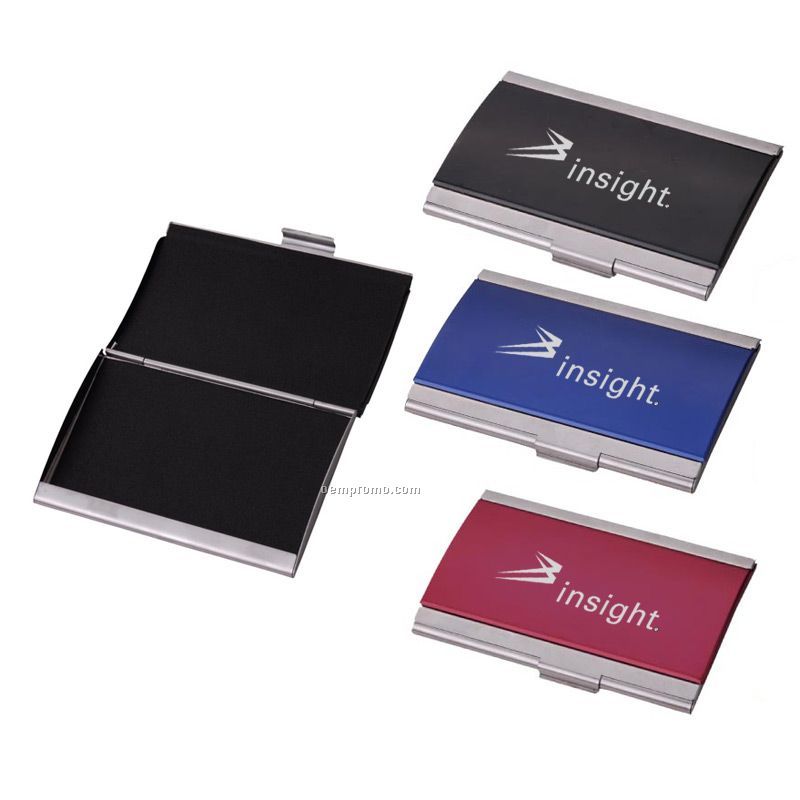 Dual Colored Business Card Holder