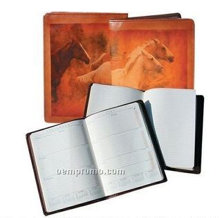 Equestrian Vegetable Tanned Calf Leather Journal
