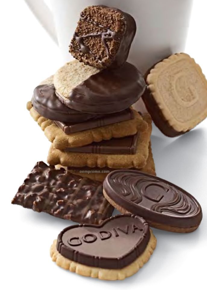 Godiva Dark Chocolate Truffle Heart Individual Biscuit Gift Packs