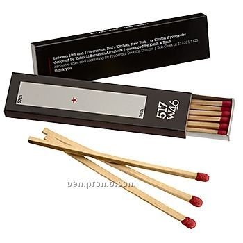 Domino 4" Fireplace & Barbecue 12 Supersize Matches