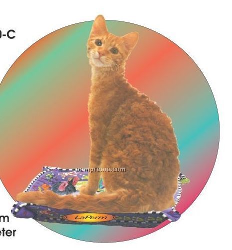 Laperm Cat Acrylic Coaster W/ Felt Back