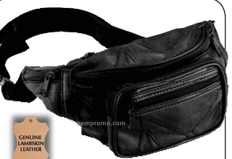 Maxam Italian Mosaic Genuine Lambskin Leather Belt Bag