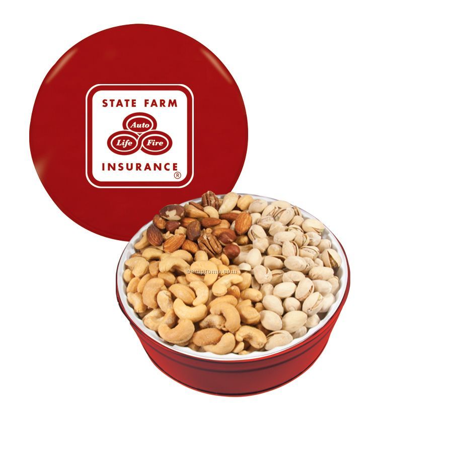 Red The Royal Tin With Mixed Nuts