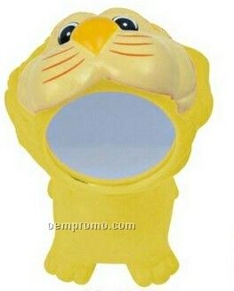 Bobble Head Lion Toy W/ Mirror