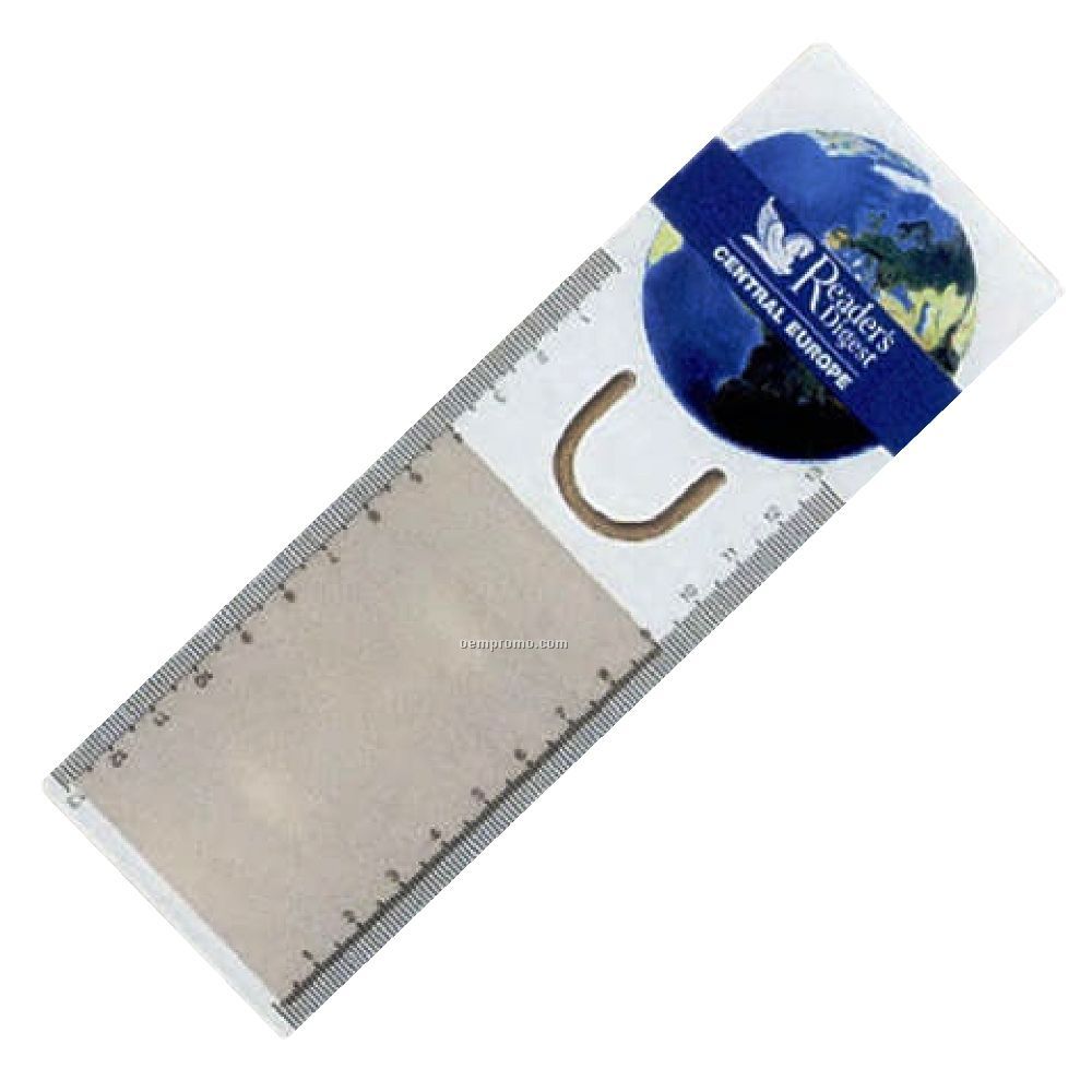 Bookmark Magnifier With Ruler