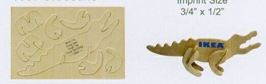 Crocodile Mini-logo Puzzle (4 5/8