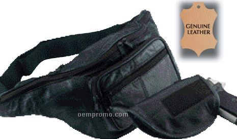 Embassy Solid Genuine Leather Gun Holder Belt Bag