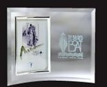 Jade Glass Vertical Beveled Edge Picture Frame- 5