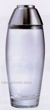Napa Rounded Glass Cocktail Shaker With Stainless Steel Cap (16 Oz.)