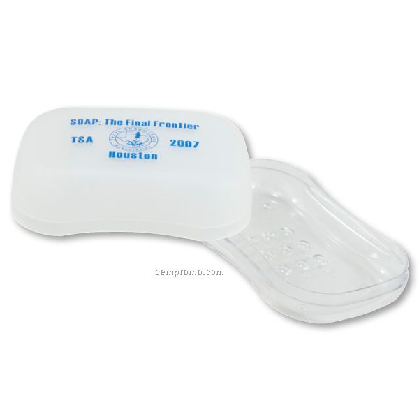 Travel Soap Dish W/ Frosty Top