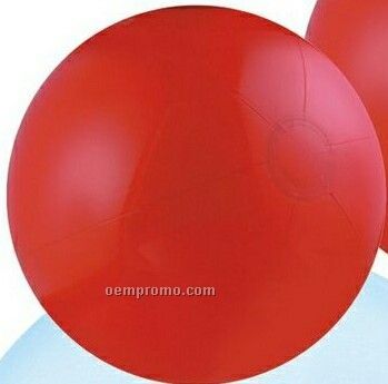 20" Inflatable Solid Red Beach Ball