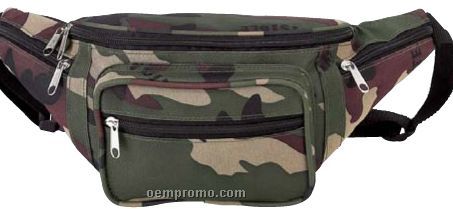 Extreme Pak Invisible Pattern Camo Water Repellent Waist Bag