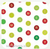 Merry Christmas Dots Stock Design Gift Wrap Roll (833'x24