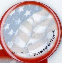 Surrender To Prayer Button - God Bless America
