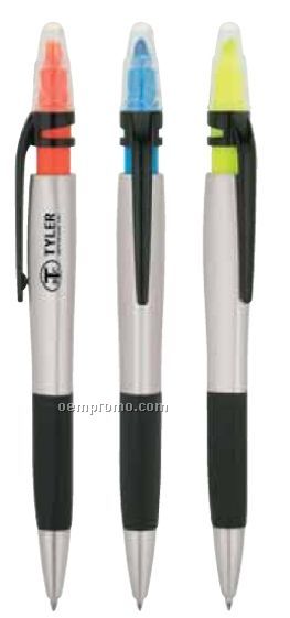 2-in-1 Highlighter/ Ballpoint Pen