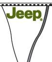 60' Plasticloth Authorized Dealer Pennants - Jeep