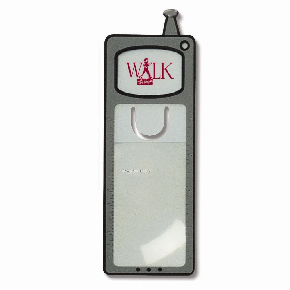 Cell Phone Bookmark Magnifier