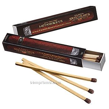 Lipstick 4" Fireplace & Barbecue 15 Supersize Matches