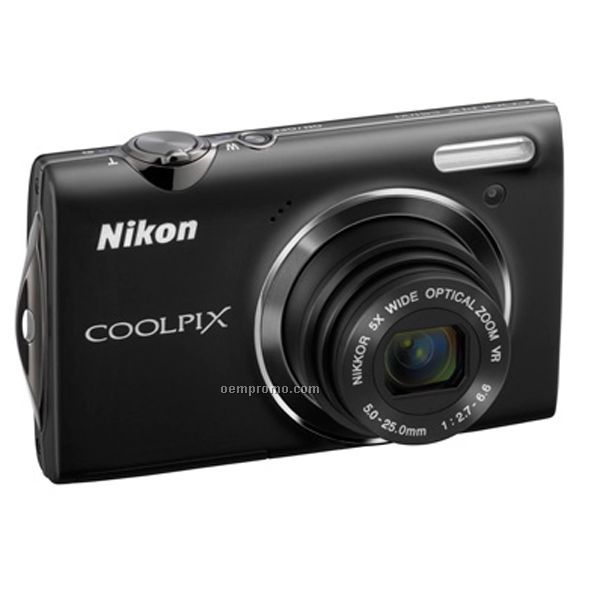 Nikon Coolpix S5100, Slim Design, 5x Zoom, Fast Focus 12.2mp