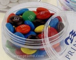 Clear Round Circle Container W/ Mini Gum