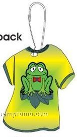 Frog T-shirt Zipper Pull