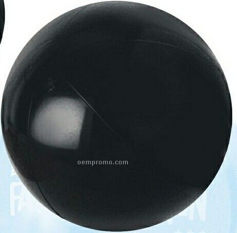 36" Inflatable Solid Black Beach Ball