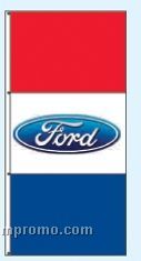 Double Face Dealer Interceptor Drape Flags - Ford