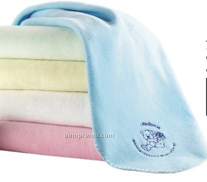 Fleece Baby Blanket - Embroidered 3 Day Proship