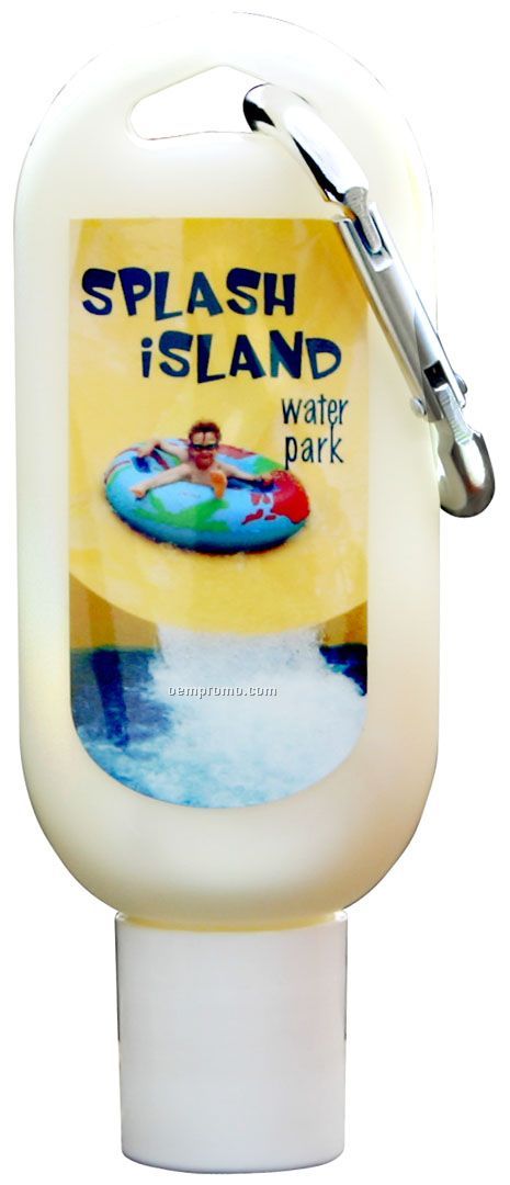 Spf15 Tropical Sunscreen In A Bottle W/Carabiners (1.5 Oz)