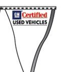 60' Plasticloth Authorized Dealer Pennants - Gm Certified Used Vehicles