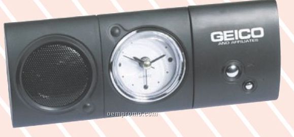 Digital FM Scan Radio With Analog Alarm Clock