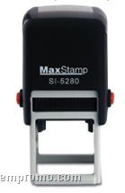 Maxstamp Square Self Inking Stamp (1 3/16"X1 3/16")
