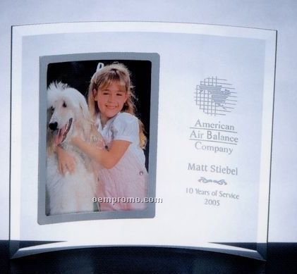 Silver 2"X3" Vertical Picture Frame (7"X5"X3/16")
