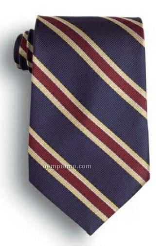 Wolfmark Royal Medical Signature Stripes Polyester Tie