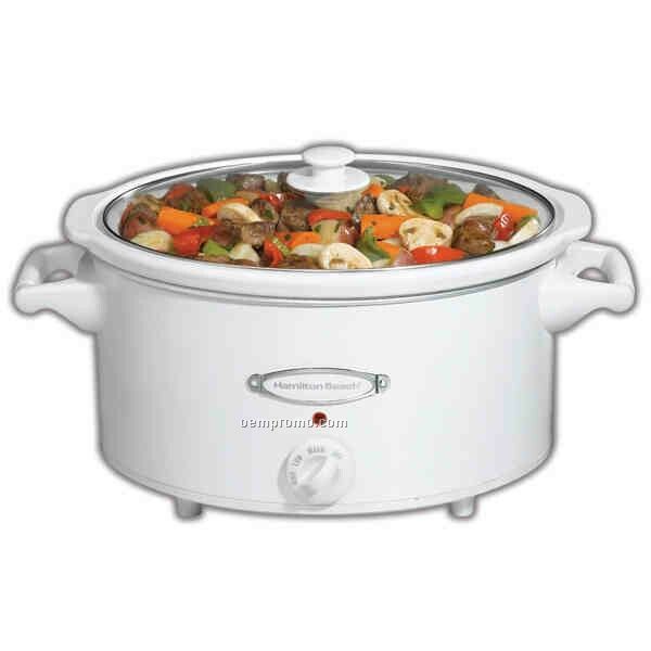 Hamilton Beach 7 Qt Oval Slow Cooker With Lid Rest