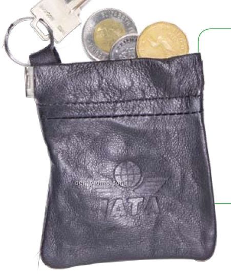 Leather Snap Change Purse