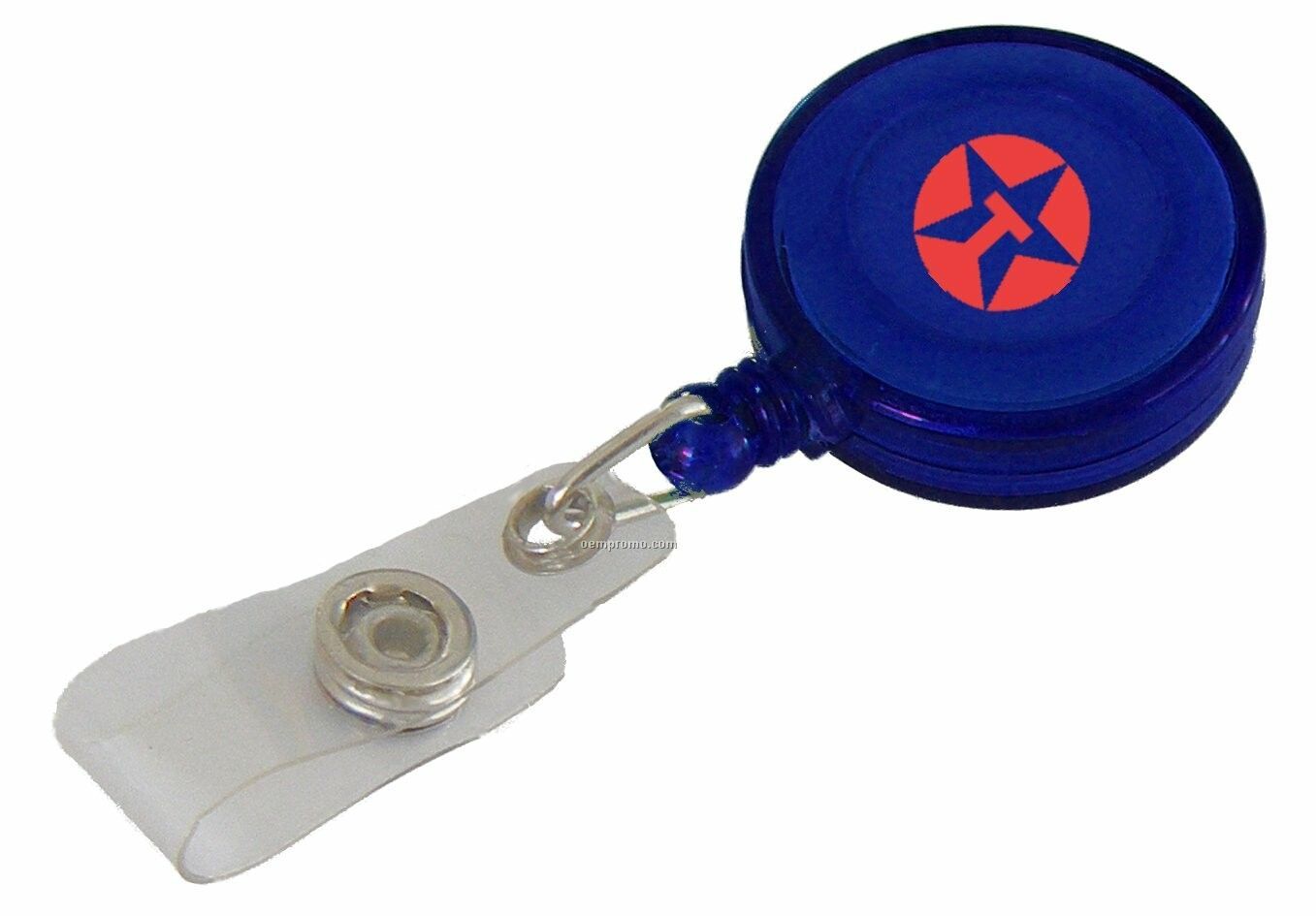Retractable Badge Holder W/Metal Belt Clip