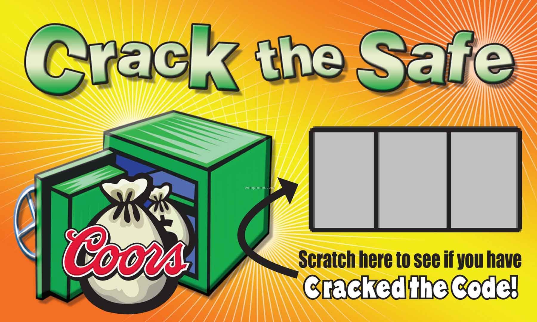 Scratch Off Cards - Crack The Safe (3"X5")