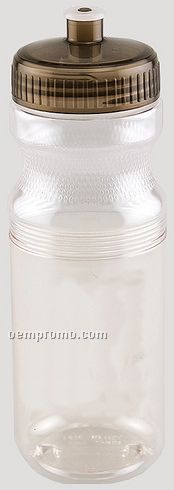 24 Oz. Clear Bpa Free Translucent Plastic Sports Bottle