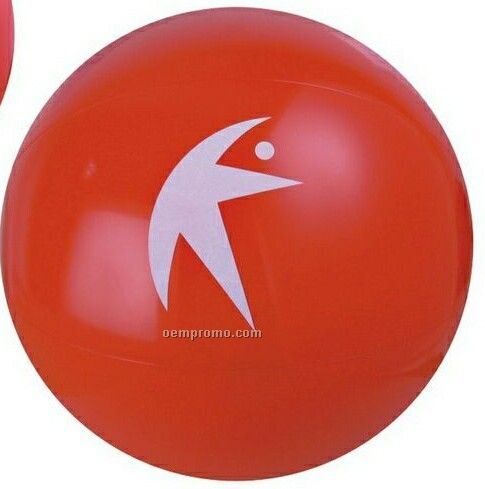 36" Inflatable Solid Red Beach Ball