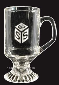 Glass Irish Coffee Mugs - 10 Oz.