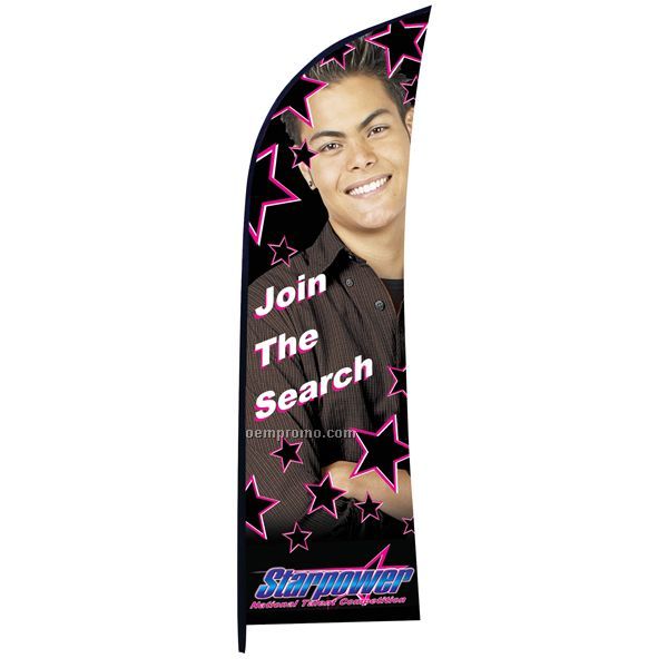 11' Blade Sail Sign Double Sided Banner Kit