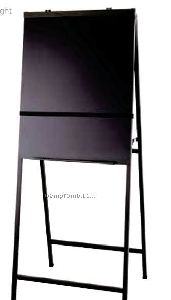 Classic A-frame Black Aluminum Magnetic Easel With Folding Legs